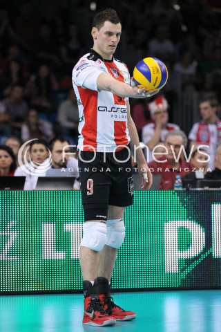  13.04.2013 RZESZOW SIATKOWKA PLUS LIGA 2012/2013 MEN VOLLEYBALL POLAND POLISH PLUSLIGA LEAGUE SEASON 2012/2013 FINAL 3. MECZ ASSECO RESOVIA RZESZOW - ZAKSA KEDZIERZYN KOZLE N/Z ZBIGNIEW BARTMAN SYLWETKA  