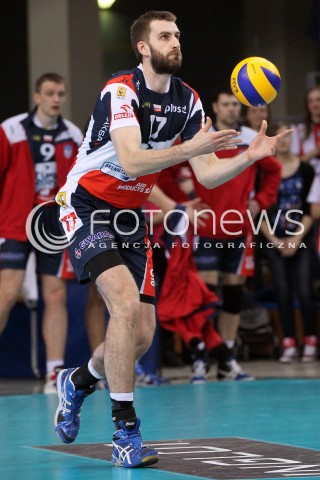  13.04.2013 RZESZOW SIATKOWKA PLUS LIGA 2012/2013 MEN VOLLEYBALL POLAND POLISH PLUSLIGA LEAGUE SEASON 2012/2013 FINAL 3. MECZ ASSECO RESOVIA RZESZOW - ZAKSA KEDZIERZYN KOZLE N/Z MARCIN MOZDZONEK SYLWETKA  