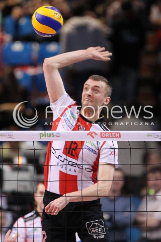  13.04.2013 RZESZOW SIATKOWKA PLUS LIGA 2012/2013 MEN VOLLEYBALL POLAND POLISH PLUSLIGA LEAGUE SEASON 2012/2013 FINAL 3. MECZ ASSECO RESOVIA RZESZOW - ZAKSA KEDZIERZYN KOZLE N/Z LUKASZ PERLOWSKI  