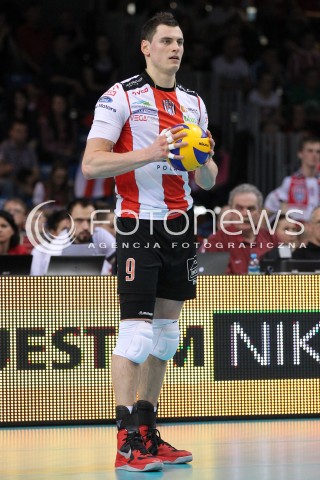  13.04.2013 RZESZOW SIATKOWKA PLUS LIGA 2012/2013 MEN VOLLEYBALL POLAND POLISH PLUSLIGA LEAGUE SEASON 2012/2013 FINAL 3. MECZ ASSECO RESOVIA RZESZOW - ZAKSA KEDZIERZYN KOZLE N/Z ZBIGNIEW BARTMAN SYLWETKA  