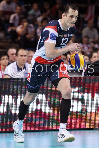  13.04.2013 RZESZOW SIATKOWKA PLUS LIGA 2012/2013 MEN VOLLEYBALL POLAND POLISH PLUSLIGA LEAGUE SEASON 2012/2013 FINAL 3. MECZ ASSECO RESOVIA RZESZOW - ZAKSA KEDZIERZYN KOZLE N/Z FELIPE FONTELES SYLWETKA  