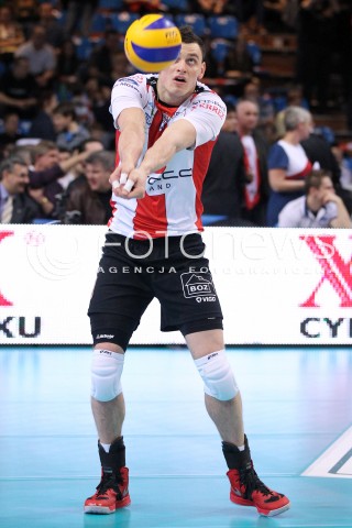  13.04.2013 RZESZOW SIATKOWKA PLUS LIGA 2012/2013 MEN VOLLEYBALL POLAND POLISH PLUSLIGA LEAGUE SEASON 2012/2013 FINAL 3. MECZ ASSECO RESOVIA RZESZOW - ZAKSA KEDZIERZYN KOZLE N/Z ZBIGNIEW BARTMAN SYLWETKA  