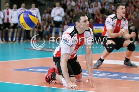  13.04.2013 RZESZOW SIATKOWKA PLUS LIGA 2012/2013 MEN VOLLEYBALL POLAND POLISH PLUSLIGA LEAGUE SEASON 2012/2013 FINAL 3. MECZ ASSECO RESOVIA RZESZOW - ZAKSA KEDZIERZYN KOZLE N/Z ZBIGNIEW BARTMAN ALEH ACHREM OLIEG AKHREM  