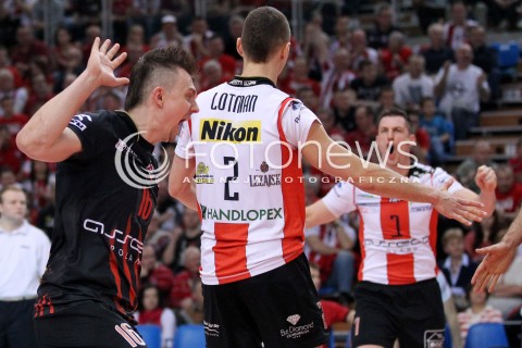  13.04.2013 RZESZOW SIATKOWKA PLUS LIGA 2012/2013 MEN VOLLEYBALL POLAND POLISH PLUSLIGA LEAGUE SEASON 2012/2013 FINAL 3. MECZ ASSECO RESOVIA RZESZOW - ZAKSA KEDZIERZYN KOZLE N/Z KRZYSZTOF IGNACZAK PAUL LOTMAN ALEH ACHREM OLIEG AKHREM RADOSC  