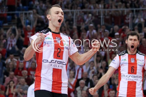  13.04.2013 RZESZOW SIATKOWKA PLUS LIGA 2012/2013 MEN VOLLEYBALL POLAND POLISH PLUSLIGA LEAGUE SEASON 2012/2013 FINAL 3. MECZ ASSECO RESOVIA RZESZOW - ZAKSA KEDZIERZYN KOZLE N/Z PAUL LOTMAN GRZEGORZ KOSOK RADOSC  