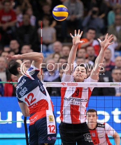  13.04.2013 RZESZOW SIATKOWKA PLUS LIGA 2012/2013 MEN VOLLEYBALL POLAND POLISH PLUSLIGA LEAGUE SEASON 2012/2013 FINAL 3. MECZ ASSECO RESOVIA RZESZOW - ZAKSA KEDZIERZYN KOZLE N/Z ZBIGNIEW BARTMAN FELIPE FONTELES  