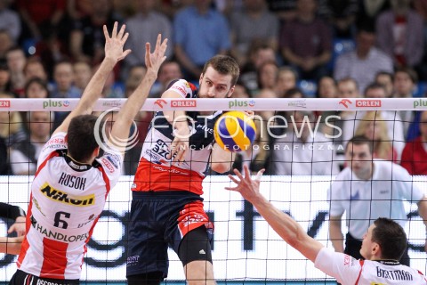  13.04.2013 RZESZOW SIATKOWKA PLUS LIGA 2012/2013 MEN VOLLEYBALL POLAND POLISH PLUSLIGA LEAGUE SEASON 2012/2013 FINAL 3. MECZ ASSECO RESOVIA RZESZOW - ZAKSA KEDZIERZYN KOZLE N/Z MARCIN MOZDZONEK GRZEGORZ KOSOK ZBIGNIEW BARTMAN  