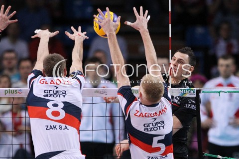 14.04.2013 RZESZOW SIATKOWKA PLUS LIGA 2012/2013 MEN VOLLEYBALL POLAND POLISH PLUSLIGA LEAGUE SEASON 2012/2013 FINAL 4. MECZ ASSECO RESOVIA RZESZOW - ZAKSA KEDZIERZYN KOZLE N/Z ZBIGNIEW BARTMAN JURIJ GLADYR PAWEL ZAGUMNY  