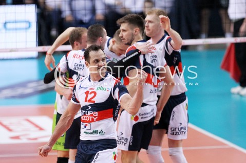  14.04.2013 RZESZOW SIATKOWKA PLUS LIGA 2012/2013 MEN VOLLEYBALL POLAND POLISH PLUSLIGA LEAGUE SEASON 2012/2013 FINAL 4. MECZ ASSECO RESOVIA RZESZOW - ZAKSA KEDZIERZYN KOZLE N/Z FELIPE FONTELES RADOSC  