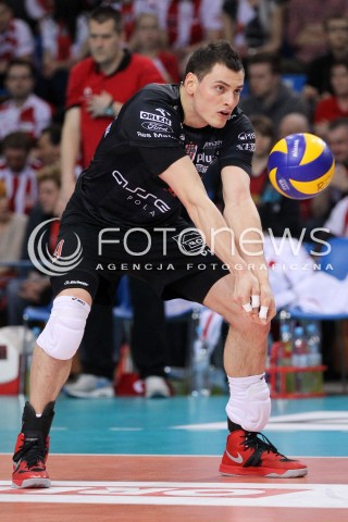  14.04.2013 RZESZOW SIATKOWKA PLUS LIGA 2012/2013 MEN VOLLEYBALL POLAND POLISH PLUSLIGA LEAGUE SEASON 2012/2013 FINAL 4. MECZ ASSECO RESOVIA RZESZOW - ZAKSA KEDZIERZYN KOZLE N/Z ZBIGNIEW BARTMAN SYLWETKA  