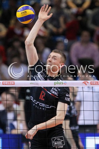  14.04.2013 RZESZOW SIATKOWKA PLUS LIGA 2012/2013 MEN VOLLEYBALL POLAND POLISH PLUSLIGA LEAGUE SEASON 2012/2013 FINAL 4. MECZ ASSECO RESOVIA RZESZOW - ZAKSA KEDZIERZYN KOZLE N/Z LUKASZ PERLOWSKI  