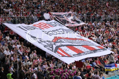  14.04.2013 RZESZOW SIATKOWKA PLUS LIGA 2012/2013 MEN VOLLEYBALL POLAND POLISH PLUSLIGA LEAGUE SEASON 2012/2013 FINAL 4. MECZ ASSECO RESOVIA RZESZOW - ZAKSA KEDZIERZYN KOZLE N/Z BANER TRANSPARENT TWIERDZA RZESZOW TWIERRDZA  