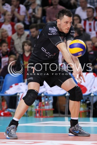  14.04.2013 RZESZOW SIATKOWKA PLUS LIGA 2012/2013 MEN VOLLEYBALL POLAND POLISH PLUSLIGA LEAGUE SEASON 2012/2013 FINAL 4. MECZ ASSECO RESOVIA RZESZOW - ZAKSA KEDZIERZYN KOZLE N/Z ALEH ACHREM OLIEG AKHREM SYLWETKA  