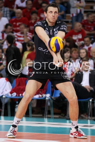  14.04.2013 RZESZOW SIATKOWKA PLUS LIGA 2012/2013 MEN VOLLEYBALL POLAND POLISH PLUSLIGA LEAGUE SEASON 2012/2013 FINAL 4. MECZ ASSECO RESOVIA RZESZOW - ZAKSA KEDZIERZYN KOZLE N/Z WOJCIECH GRZYB SYLWETKA  