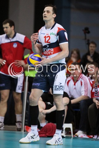  14.04.2013 RZESZOW SIATKOWKA PLUS LIGA 2012/2013 MEN VOLLEYBALL POLAND POLISH PLUSLIGA LEAGUE SEASON 2012/2013 FINAL 4. MECZ ASSECO RESOVIA RZESZOW - ZAKSA KEDZIERZYN KOZLE N/Z FELIPE FONTELES SYLWETKA  