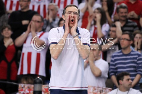  14.04.2013 RZESZOW SIATKOWKA PLUS LIGA 2012/2013 MEN VOLLEYBALL POLAND POLISH PLUSLIGA LEAGUE SEASON 2012/2013 FINAL 4. MECZ ASSECO RESOVIA RZESZOW - ZAKSA KEDZIERZYN KOZLE N/Z DANIEL CASTELLANI TRENER ( HEAD COACH )  