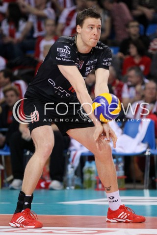  14.04.2013 RZESZOW SIATKOWKA PLUS LIGA 2012/2013 MEN VOLLEYBALL POLAND POLISH PLUSLIGA LEAGUE SEASON 2012/2013 FINAL 4. MECZ ASSECO RESOVIA RZESZOW - ZAKSA KEDZIERZYN KOZLE N/Z JOCHEN SCHOPS SYLWETKA  