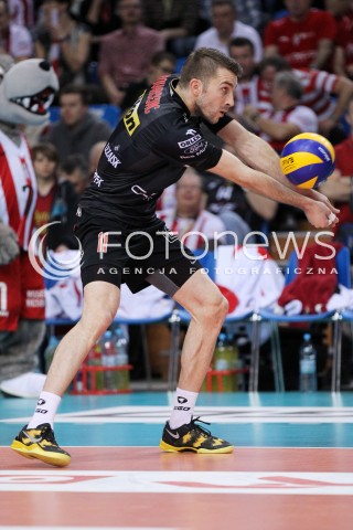  14.04.2013 RZESZOW SIATKOWKA PLUS LIGA 2012/2013 MEN VOLLEYBALL POLAND POLISH PLUSLIGA LEAGUE SEASON 2012/2013 FINAL 4. MECZ ASSECO RESOVIA RZESZOW - ZAKSA KEDZIERZYN KOZLE N/Z NIKOLA KOVACEVIC SYLWETKA  