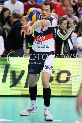  14.04.2013 RZESZOW SIATKOWKA PLUS LIGA 2012/2013 MEN VOLLEYBALL POLAND POLISH PLUSLIGA LEAGUE SEASON 2012/2013 FINAL 4. MECZ ASSECO RESOVIA RZESZOW - ZAKSA KEDZIERZYN KOZLE N/Z FELIPE FONTELES SYLWETKA  