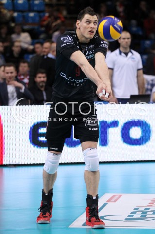  14.04.2013 RZESZOW SIATKOWKA PLUS LIGA 2012/2013 MEN VOLLEYBALL POLAND POLISH PLUSLIGA LEAGUE SEASON 2012/2013 FINAL 4. MECZ ASSECO RESOVIA RZESZOW - ZAKSA KEDZIERZYN KOZLE N/Z ZBIGNIEW BARTMAN SYLWETKA  