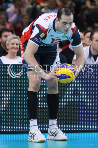  14.04.2013 RZESZOW SIATKOWKA PLUS LIGA 2012/2013 MEN VOLLEYBALL POLAND POLISH PLUSLIGA LEAGUE SEASON 2012/2013 FINAL 4. MECZ ASSECO RESOVIA RZESZOW - ZAKSA KEDZIERZYN KOZLE N/Z FELIPE FONTELES SYLWETKA  