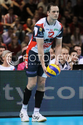  14.04.2013 RZESZOW SIATKOWKA PLUS LIGA 2012/2013 MEN VOLLEYBALL POLAND POLISH PLUSLIGA LEAGUE SEASON 2012/2013 FINAL 4. MECZ ASSECO RESOVIA RZESZOW - ZAKSA KEDZIERZYN KOZLE N/Z FELIPE FONTELES SYLWETKA  