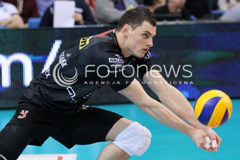  14.04.2013 RZESZOW SIATKOWKA PLUS LIGA 2012/2013 MEN VOLLEYBALL POLAND POLISH PLUSLIGA LEAGUE SEASON 2012/2013 FINAL 4. MECZ ASSECO RESOVIA RZESZOW - ZAKSA KEDZIERZYN KOZLE N/Z ZBIGNIEW BARTMAN SYLWETKA  