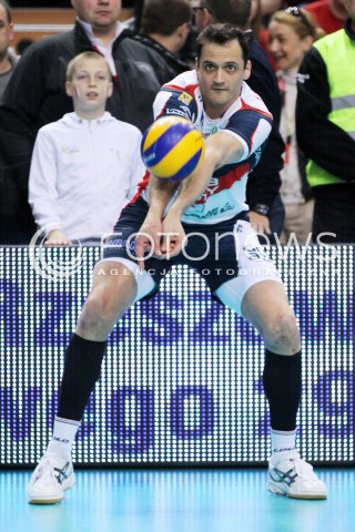  14.04.2013 RZESZOW SIATKOWKA PLUS LIGA 2012/2013 MEN VOLLEYBALL POLAND POLISH PLUSLIGA LEAGUE SEASON 2012/2013 FINAL 4. MECZ ASSECO RESOVIA RZESZOW - ZAKSA KEDZIERZYN KOZLE N/Z FELIPE FONTELES SYLWETKA  