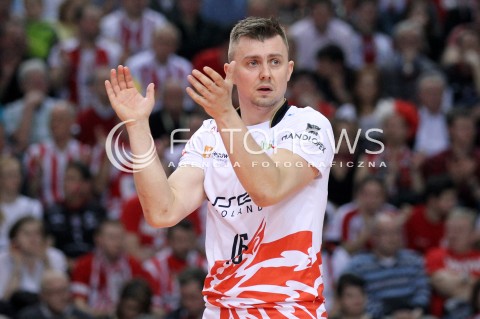  14.04.2013 RZESZOW SIATKOWKA PLUS LIGA 2012/2013 MEN VOLLEYBALL POLAND POLISH PLUSLIGA LEAGUE SEASON 2012/2013 FINAL 4. MECZ ASSECO RESOVIA RZESZOW - ZAKSA KEDZIERZYN KOZLE N/Z KRZYSZTOF IGNACZAK RADOSC  