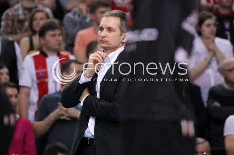  14.04.2013 RZESZOW SIATKOWKA PLUS LIGA 2012/2013 MEN VOLLEYBALL POLAND POLISH PLUSLIGA LEAGUE SEASON 2012/2013 FINAL 4. MECZ ASSECO RESOVIA RZESZOW - ZAKSA KEDZIERZYN KOZLE N/Z ANDRZEJ KOWAL TRENER ( HEAD COACH )  