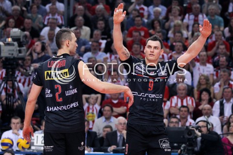  14.04.2013 RZESZOW SIATKOWKA PLUS LIGA 2012/2013 MEN VOLLEYBALL POLAND POLISH PLUSLIGA LEAGUE SEASON 2012/2013 FINAL 4. MECZ ASSECO RESOVIA RZESZOW - ZAKSA KEDZIERZYN KOZLE N/Z ZBIGNIEW BARTMAN PAUL LOTMAN  