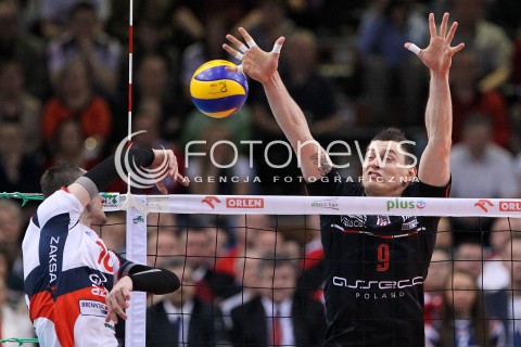  14.04.2013 RZESZOW SIATKOWKA PLUS LIGA 2012/2013 MEN VOLLEYBALL POLAND POLISH PLUSLIGA LEAGUE SEASON 2012/2013 FINAL 4. MECZ ASSECO RESOVIA RZESZOW - ZAKSA KEDZIERZYN KOZLE N/Z ZBIGNIEW BARTMAN MICHAL RUCIAK  