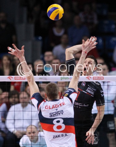  14.04.2013 RZESZOW SIATKOWKA PLUS LIGA 2012/2013 MEN VOLLEYBALL POLAND POLISH PLUSLIGA LEAGUE SEASON 2012/2013 FINAL 4. MECZ ASSECO RESOVIA RZESZOW - ZAKSA KEDZIERZYN KOZLE N/Z ALEH ACHREM OLIEG AKHREM JURIJ GLADYR  