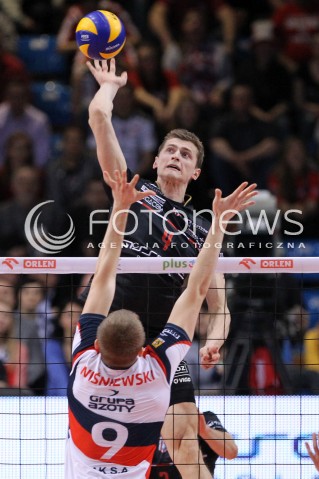  14.04.2013 RZESZOW SIATKOWKA PLUS LIGA 2012/2013 MEN VOLLEYBALL POLAND POLISH PLUSLIGA LEAGUE SEASON 2012/2013 FINAL 4. MECZ ASSECO RESOVIA RZESZOW - ZAKSA KEDZIERZYN KOZLE N/Z PIOTR NOWAKOWSKI LUKASZ WISNIEWSKI  