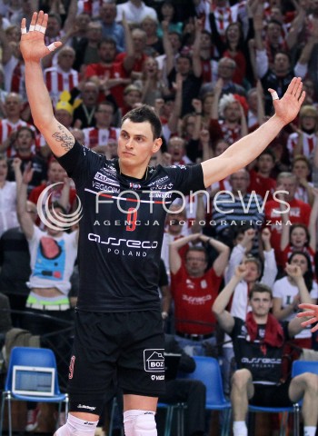  14.04.2013 RZESZOW SIATKOWKA PLUS LIGA 2012/2013 MEN VOLLEYBALL POLAND POLISH PLUSLIGA LEAGUE SEASON 2012/2013 FINAL 4. MECZ ASSECO RESOVIA RZESZOW - ZAKSA KEDZIERZYN KOZLE N/Z ZBIGNIEW BARTMAN RADOSC  