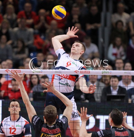  14.04.2013 RZESZOW SIATKOWKA PLUS LIGA 2012/2013 MEN VOLLEYBALL POLAND POLISH PLUSLIGA LEAGUE SEASON 2012/2013 FINAL 4. MECZ ASSECO RESOVIA RZESZOW - ZAKSA KEDZIERZYN KOZLE N/Z LUKASZ WISNIEWSKI PIOTR NOWAKOWSKI ZBIGNIEW BARTMAN  