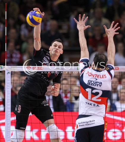  14.04.2013 RZESZOW SIATKOWKA PLUS LIGA 2012/2013 MEN VOLLEYBALL POLAND POLISH PLUSLIGA LEAGUE SEASON 2012/2013 FINAL 4. MECZ ASSECO RESOVIA RZESZOW - ZAKSA KEDZIERZYN KOZLE N/Z ZBIGNIEW BARTMAN FELIPE FONTELES  