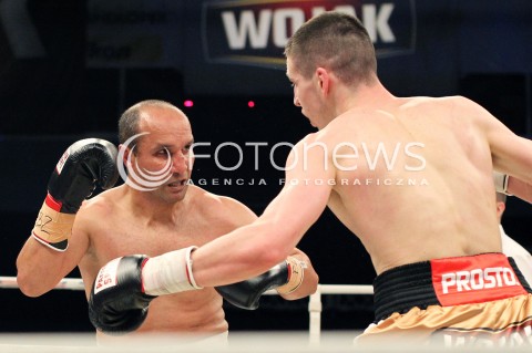  20.04.2013 RZESZOW BOKS BOXING GALA BOKSU WOJAK BOXING NIGHT W RZESZOWIE N/Z KRZYSZTOF KOPYTEK ASEN VASILEV  