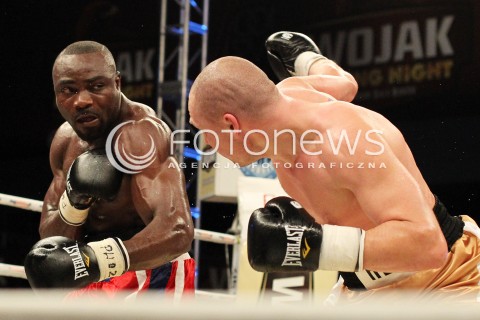  20.04.2013 RZESZOW BOKS BOXING GALA BOKSU WOJAK BOXING NIGHT W RZESZOWIE N/Z KRZYSZTOF GLOWACKI TAYLOR MABIKA  
