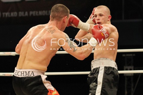  20.04.2013 RZESZOW BOKS BOXING GALA BOKSU WOJAK BOXING NIGHT W RZESZOWIE N/Z KAMIL LASZCZYK KRZYSZTOF ROGOWSKI  