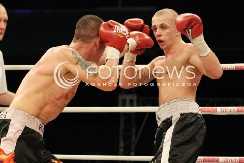  20.04.2013 RZESZOW BOKS BOXING GALA BOKSU WOJAK BOXING NIGHT W RZESZOWIE N/Z KAMIL LASZCZYK KRZYSZTOF ROGOWSKI  