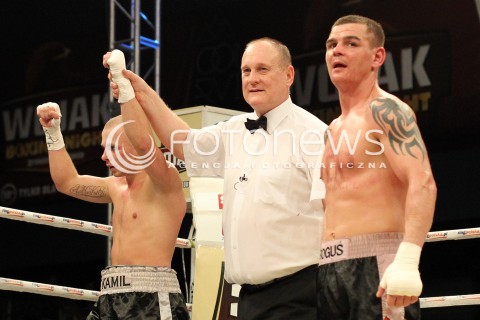 20.04.2013 RZESZOW BOKS BOXING GALA BOKSU WOJAK BOXING NIGHT W RZESZOWIE N/Z KAMIL LASZCZYK KRZYSZTOF ROGOWSKI  