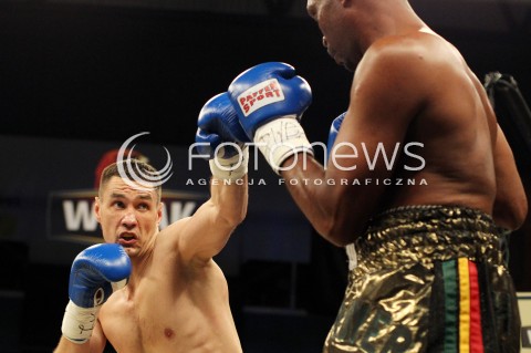  20.04.2013 RZESZOW BOKS BOXING GALA BOKSU WOJAK BOXING NIGHT W RZESZOWIE N/Z PAWEL KOLODZIEJ RICHARD HALL  