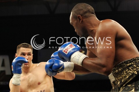  20.04.2013 RZESZOW BOKS BOXING GALA BOKSU WOJAK BOXING NIGHT W RZESZOWIE N/Z PAWEL KOLODZIEJ RICHARD HALL  