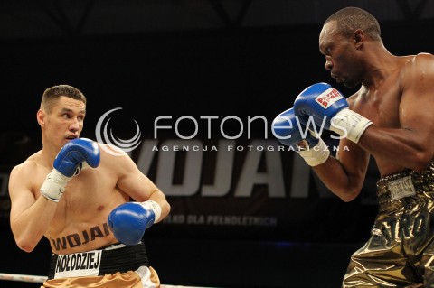  20.04.2013 RZESZOW BOKS BOXING GALA BOKSU WOJAK BOXING NIGHT W RZESZOWIE N/Z PAWEL KOLODZIEJ RICHARD HALL  