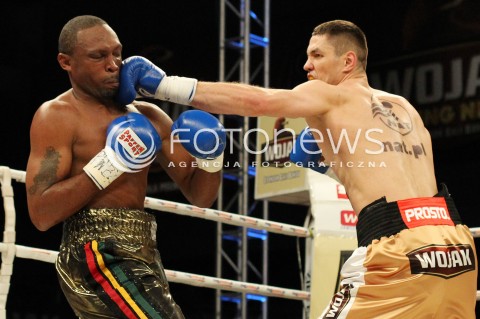  20.04.2013 RZESZOW BOKS BOXING GALA BOKSU WOJAK BOXING NIGHT W RZESZOWIE N/Z PAWEL KOLODZIEJ RICHARD HALL  