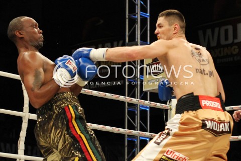  20.04.2013 RZESZOW BOKS BOXING GALA BOKSU WOJAK BOXING NIGHT W RZESZOWIE N/Z PAWEL KOLODZIEJ RICHARD HALL  