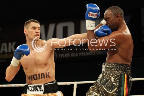  20.04.2013 RZESZOW BOKS BOXING GALA BOKSU WOJAK BOXING NIGHT W RZESZOWIE N/Z PAWEL KOLODZIEJ RICHARD HALL  