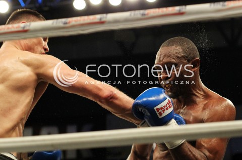  20.04.2013 RZESZOW BOKS BOXING GALA BOKSU WOJAK BOXING NIGHT W RZESZOWIE N/Z PAWEL KOLODZIEJ RICHARD HALL  