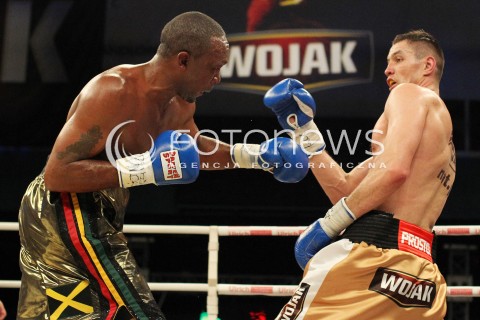  20.04.2013 RZESZOW BOKS BOXING GALA BOKSU WOJAK BOXING NIGHT W RZESZOWIE N/Z PAWEL KOLODZIEJ RICHARD HALL  